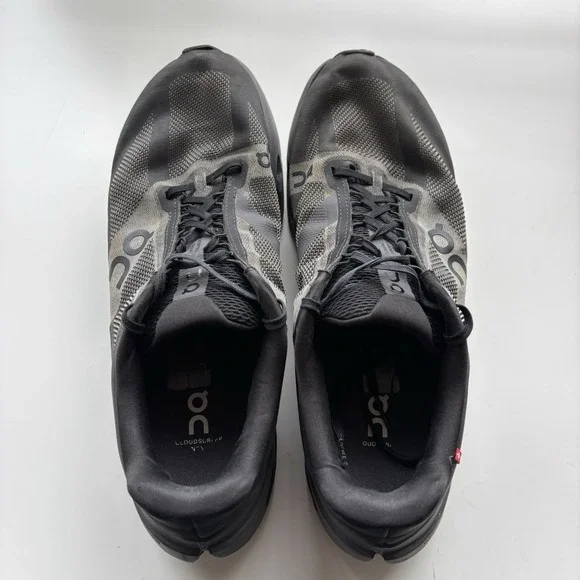 Oncloud Cloud Surfer Next Black Eclipse Men's 11.5 Running Train Gym‎